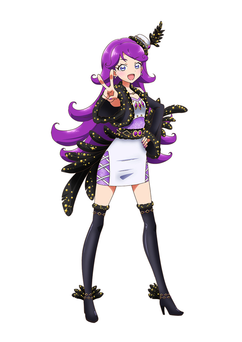 キラッとプリ チャン 謎のプリ チャンアイドル 紫藤めるのビジュアル公開 ボイスは森嶋優花 アニメ アニメ