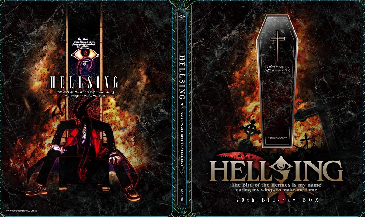 Ova Hellsing 原作周年記念bd Box登場 特典 スチールブック と 線画集 のみの販売も アニメ アニメ