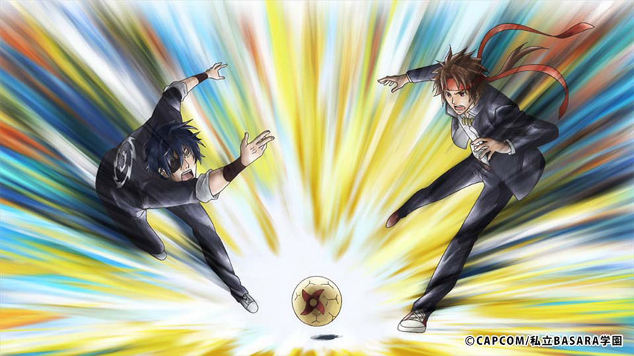学園basara 学校のグラウンドを巡って 政宗vs幸村 激突 第1話先行カット アニメ アニメ