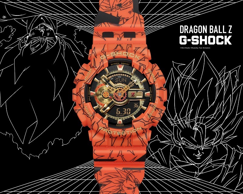 ドラゴンボール G Shock 孫悟空デザインのコラボ腕時計発売 実用性 アニメ アニメ