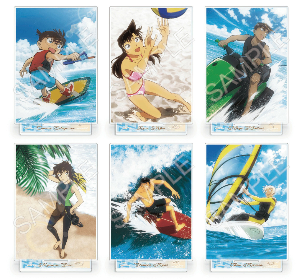 名探偵コナン マリンスポーツの秋 海を楽しむコナン 安室透 赤井秀一らデザインのグッズ登場 アニメ アニメ