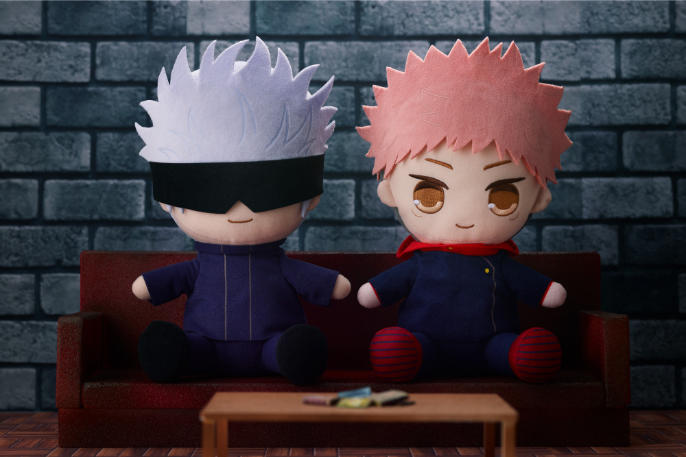 呪術廻戦 虎杖悠仁と五条悟の修行シーンも再現できる お目めが特徴のbigサイズぬいぐるみで登場 アニメ アニメ