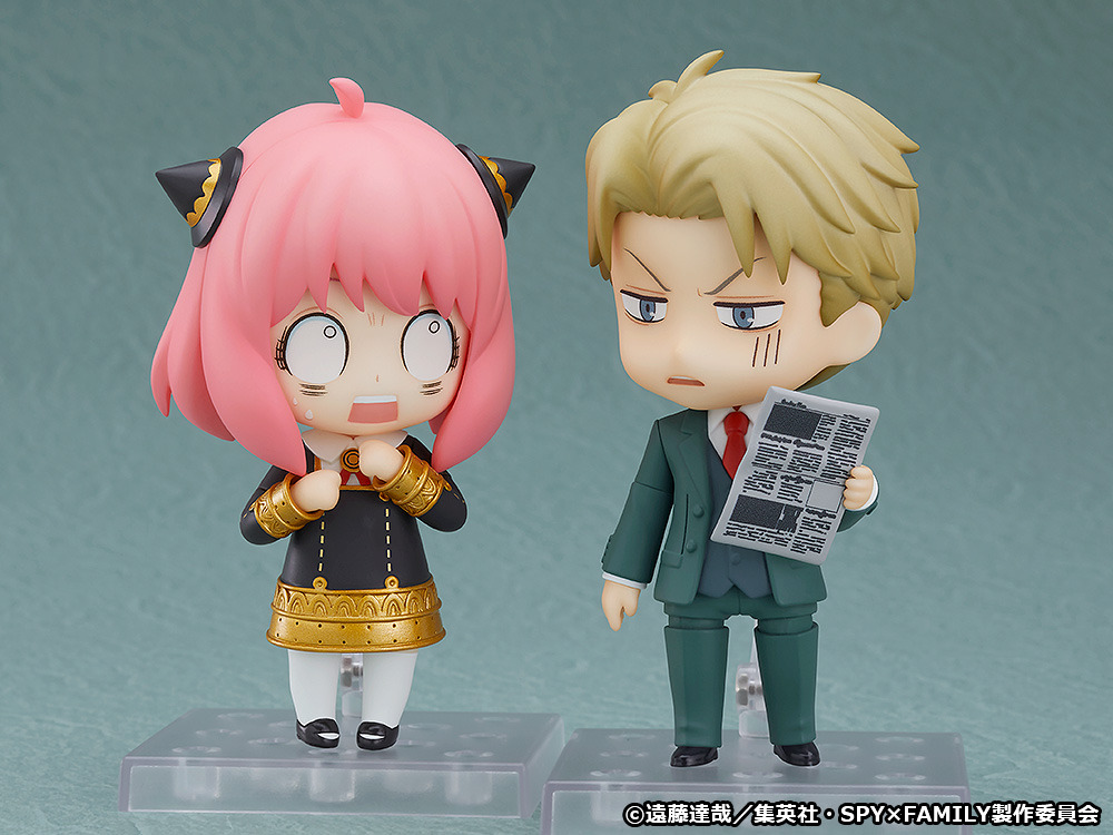Spy Family ロイド アーニャ ねんどろいどでフィギュア化 下ろした前髪 よゆうのえみ顔など付属パーツも充実 アニメ アニメ