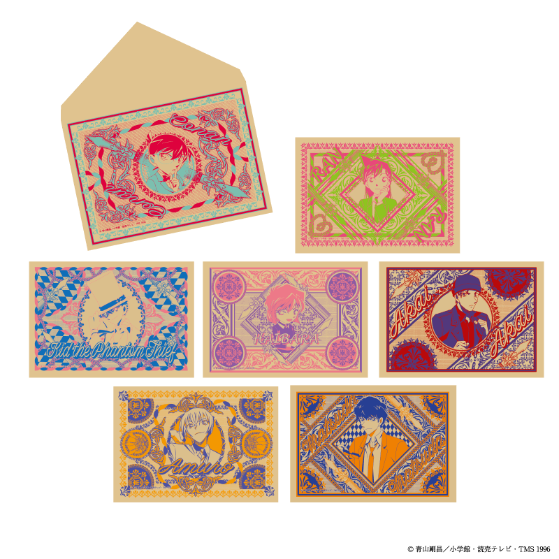 名探偵コナン 安室透 松田陣平 怪盗キッドがレトロでモダンな色合いに 文房具登場 アニメ アニメ