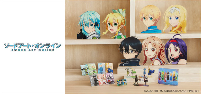 Sao アニメ放送10周年記念 Tカード 登場 キャラメガネスタンド ほかオリジナルグッズも アニメ アニメ