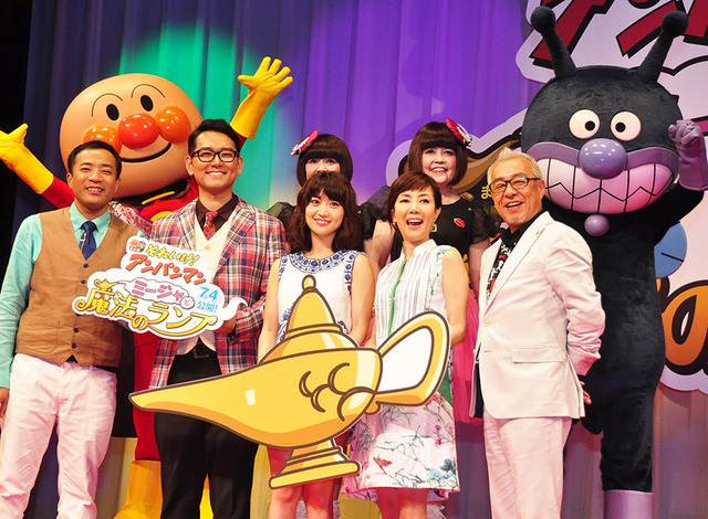 アンパンマン 完成披露試写会開催 大島優子がアンパンマンの顔を交換し大感激 アニメ アニメ
