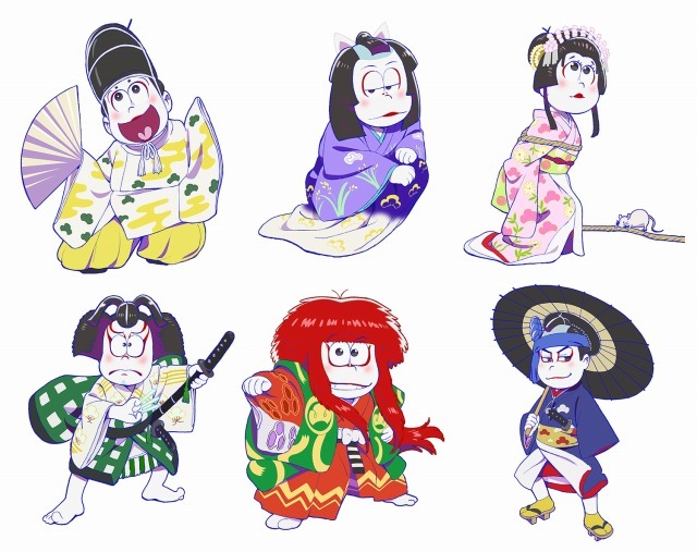 おそ松さん 歌舞伎 6つ子たちが歌舞伎役者に 描き下ろしイラスト公開 アニメ アニメ
