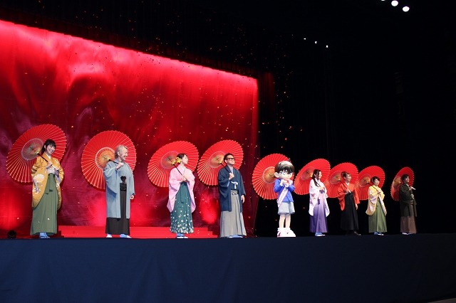 名探偵コナン から紅の恋歌 舞台挨拶 平次演じる堀川りょう 最高のラブシーンがあります 4枚目の写真 画像 アニメ アニメ