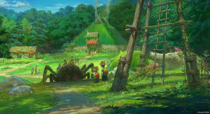 「ジブリパーク」基本デザイン「もののけの里エリア」(C)Studio Ghibli
