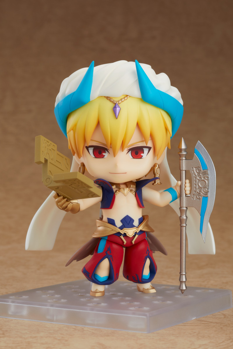 「ねんどろいど キャスター/ギルガメッシュ 霊基再臨 Ver.」5,556円（税別）(C)TYPE-MOON / FGO PROJECT