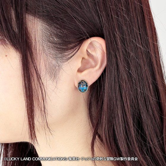 【ジョジョの奇妙な冒険】黄金の風アクセサリー ピアス ジョルノver. 10,800円（税込）(C)LUCKY LAND COMMUNICATIONS／集英社・ジョジョの奇妙な冒険GW製作委員会