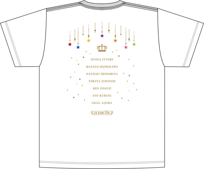 『うたの☆プリンスさまっ♪』「 ST☆RISH SECRET PARTY！」Tシャツ サイズS・M・L（C）UTA☆PRI-MOVIE PROJECT