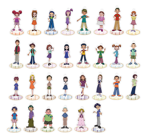「おジャ魔女どれみ SHOP パート 3」アクリルスタンドコレクション全 30 種（C）東映アニメーション