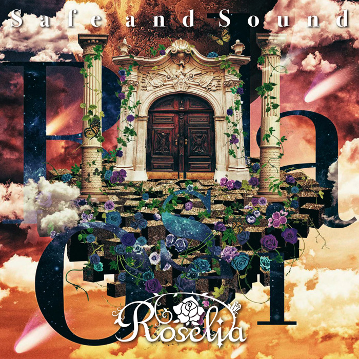 Roselia 8th Single「Safe and Sound」通常盤：￥1,300(本体)+税（C）BanG Dream! Project （C）Craft Egg Inc. （C）bushiroad All Rights Reserved.