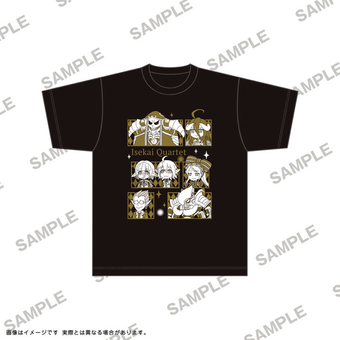 「異世界かるてっと　Tシャツ　Ver.オーバーロード」2,500円（税込）（C）異世界かるてっと／KADOKAWA（C）Isekai Quartet/KADOKAWA