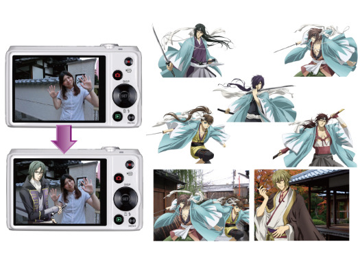 劇場版 薄桜鬼 のキャラクターとツーショットが撮れる Casio Exilim Ex Zr で実現 2枚目の写真 画像 アニメ アニメ