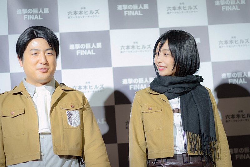 宇垣美里、「進撃の巨人」ミカサのコスプレ姿披露！ ミニ巨人を駆逐する一幕も【写真42枚】