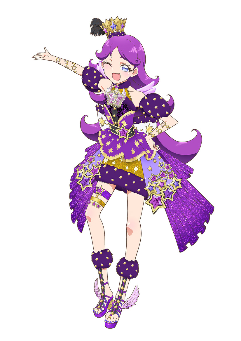 プリ チャン ジュエルコーデの描き下ろしビジュアル公開 みらいら5人の着こなしに注目 3枚目の写真 画像 アニメ アニメ