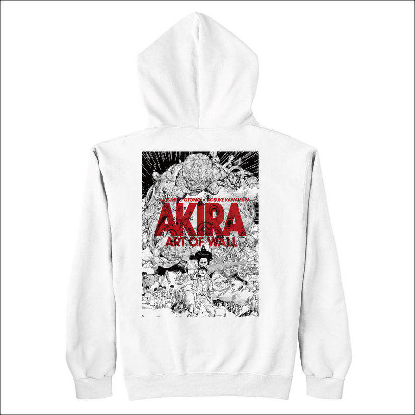 「AKIRA ART OF WALL Katsuhiro Otomo × Kosuke Kawamura AKIRA ART EXHIBITION」HOODIE（C）MASH・ROOM/KODANSHA （C）Kosuke Kawamura （C）AKIRA ART OF WALL EXHIBITION