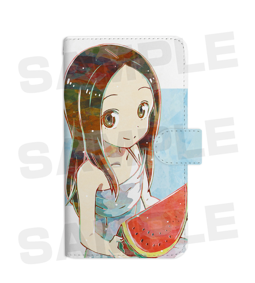 「高木さん Ani-Art 手帳型スマホケース(Mサイズ、Lサイズ)」各3,500円（税別）