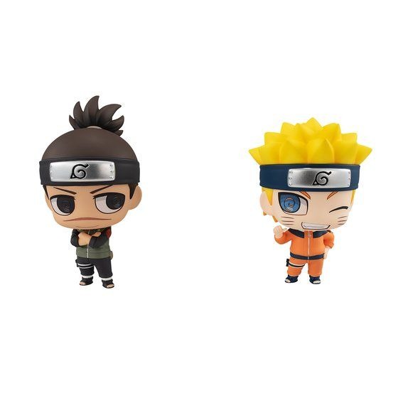 Naruto ナルト イルカ先生 少年期の名コンビをちっちゃくフィギュア化 無邪気で可愛い特典イラストも 2枚目の写真 画像 アニメ アニメ