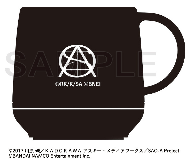 「SAO cafe」プラサーモカフェマグ　1,980円（税込）（C）2017 川原 礫／ＫＡＤＯＫＡＷＡ　アスキー・メディアワークス／SAO-A Project（C）KEIICHI SIGSAWA/REKI KAWAHARA（C）BANDAI NAMCO Entertainment Inc.