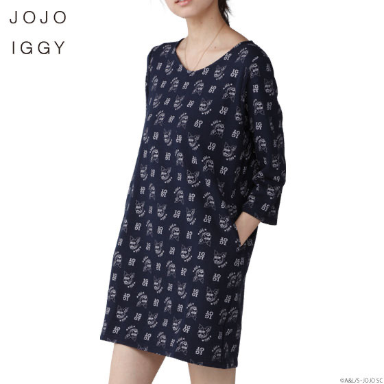 「PB限定【ジョジョの奇妙な冒険 スターダストクルセイダース】JOJO IGGY ONEPIECE （ジョジョ イギー ワンピース）」7,700 円（税込）（C）A＆L/S・JOJO SC