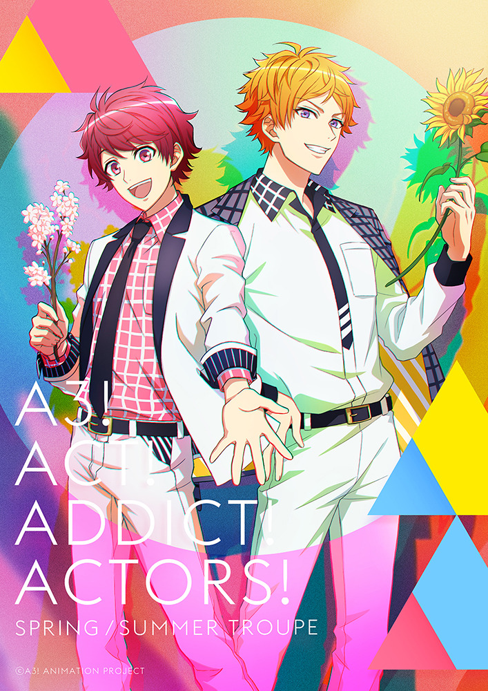 TVアニメ『A3!』SEASON SPRING ＆ SUMMERのキービジュアル（C）Liber Entertainment Inc. All Rights Reserved.