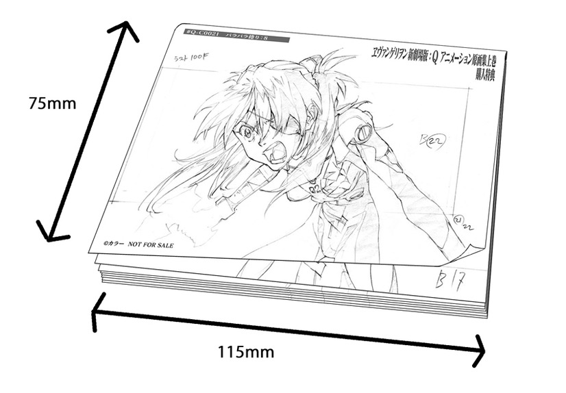 「特製パラパラミニ冊子」　(C)カラー