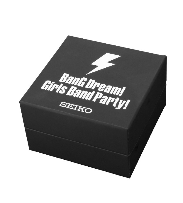 「バンドリ！ ガールズバンドパーティ！×セイコー コラボウオッチ Afterglowモデル」34,800円（税抜）（C）BanG Dream! Project （C）Craft Egg Inc. （C）bushiroad All Rights Reserved.