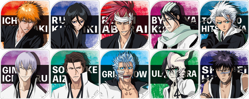 『BLEACH　トレーディングアクリルバッジ』10個入りセット 5,500円(税込)（C）久保帯人／集英社･テレビ東京･dentsu･ぴえろ