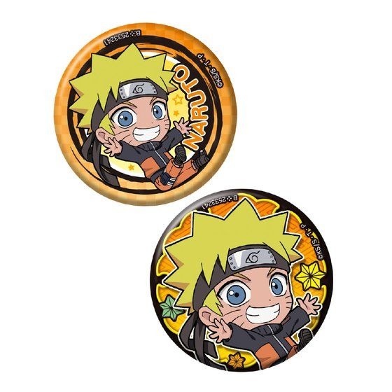 「NARUTO-ナルト-疾風伝　NARUTOアソート」825円（税込）N：缶バッジセット うずまきナルト (C)岸本斉史 スコット／集英社・テレビ東京・ぴえろ