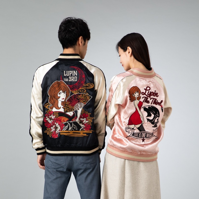 ルパン三世 この秋は背中の不二子でクールにキメよう スカジャンなどルパンデザインのアパレル発売 1枚目の写真 画像 アニメ アニメ