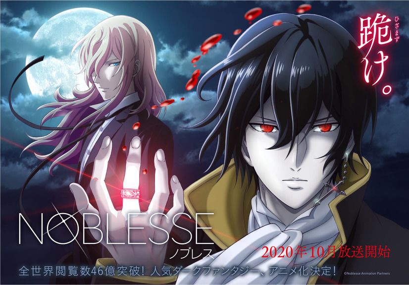 『NOBLESSE -ノブレス-』ティザービジュアル（C）Noblesse Animation Partners