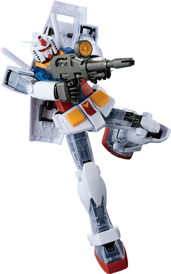 B賞：マスターグレード RX‐78‐2 ガンダムVer.2.0 ソリッドクリアスタンダード（2） 1回790円（税込）（C）創通・サンライズ