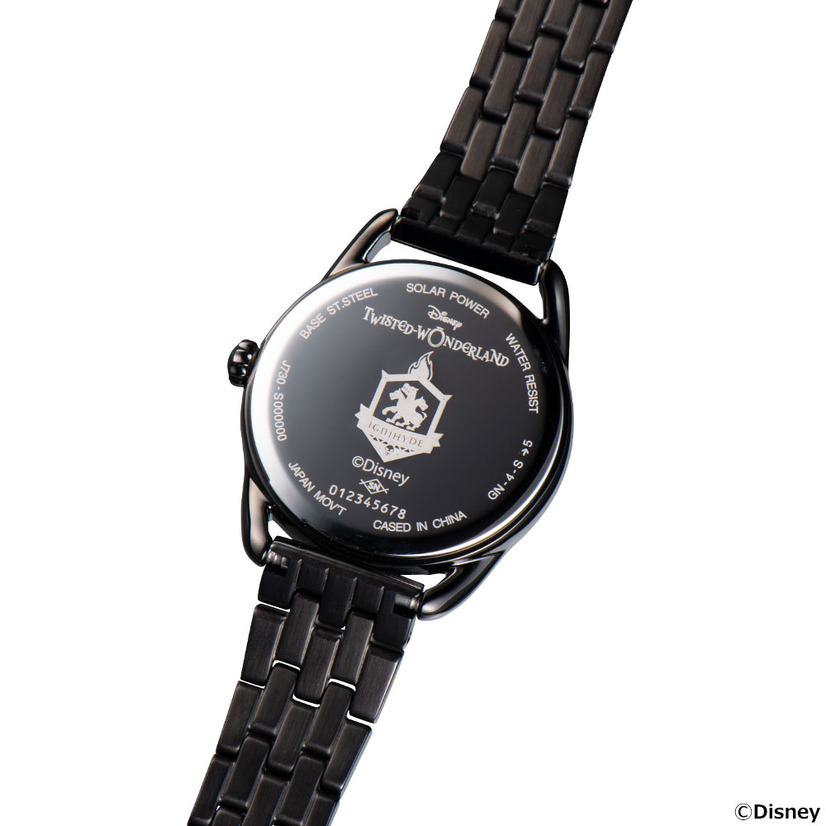 「『ディズニー ツイステッドワンダーランド』腕時計」各36,300円（税込）(C)Disney