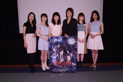 寄生獣 セイの格率 記者会見 平野綾 島崎信長 花澤香菜 安野希世乃 前田玲奈 田中敦子が登壇 2枚目の写真 画像 アニメ アニメ