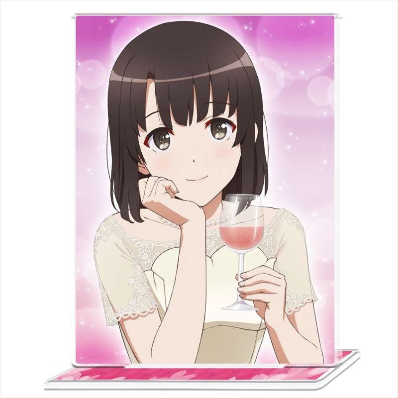 「劇場版『冴カノ Fine』アクリルポートレートC[加藤恵]」1,870円（税込）（C）2019 丸戸史明・深崎暮人・KADOKAWA ファンタジア文庫刊／映画も冴えない製作委員会