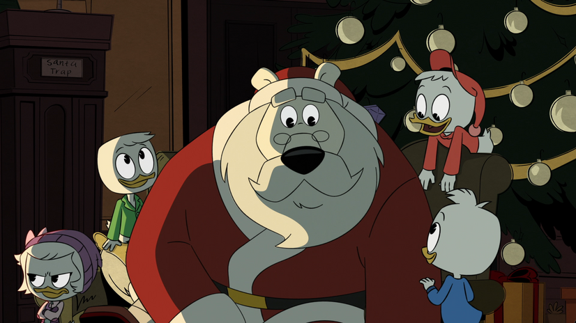 『ダックテイルズ』＃69「クリスマスを盗んだサンタ！」（C）Disney
