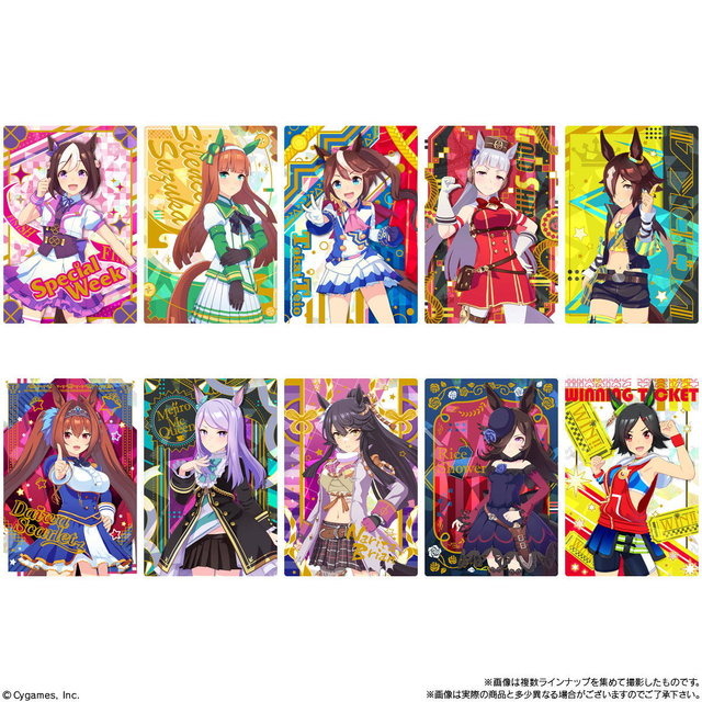 ウマ娘たちのカード付き食玩 ウマ娘 ツインウエハース 本日1月24日発売 勝負服やサポカなど全28種 2枚目の写真 画像 アニメ アニメ