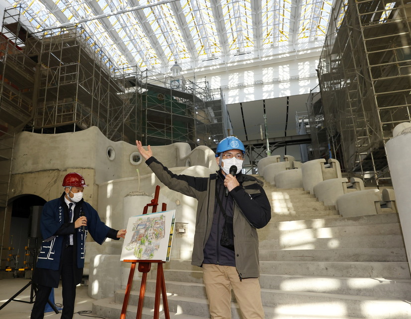 宮崎吾朗監督自らが案内役となり、工事現場を初公開（C）2022 Studio Ghibli