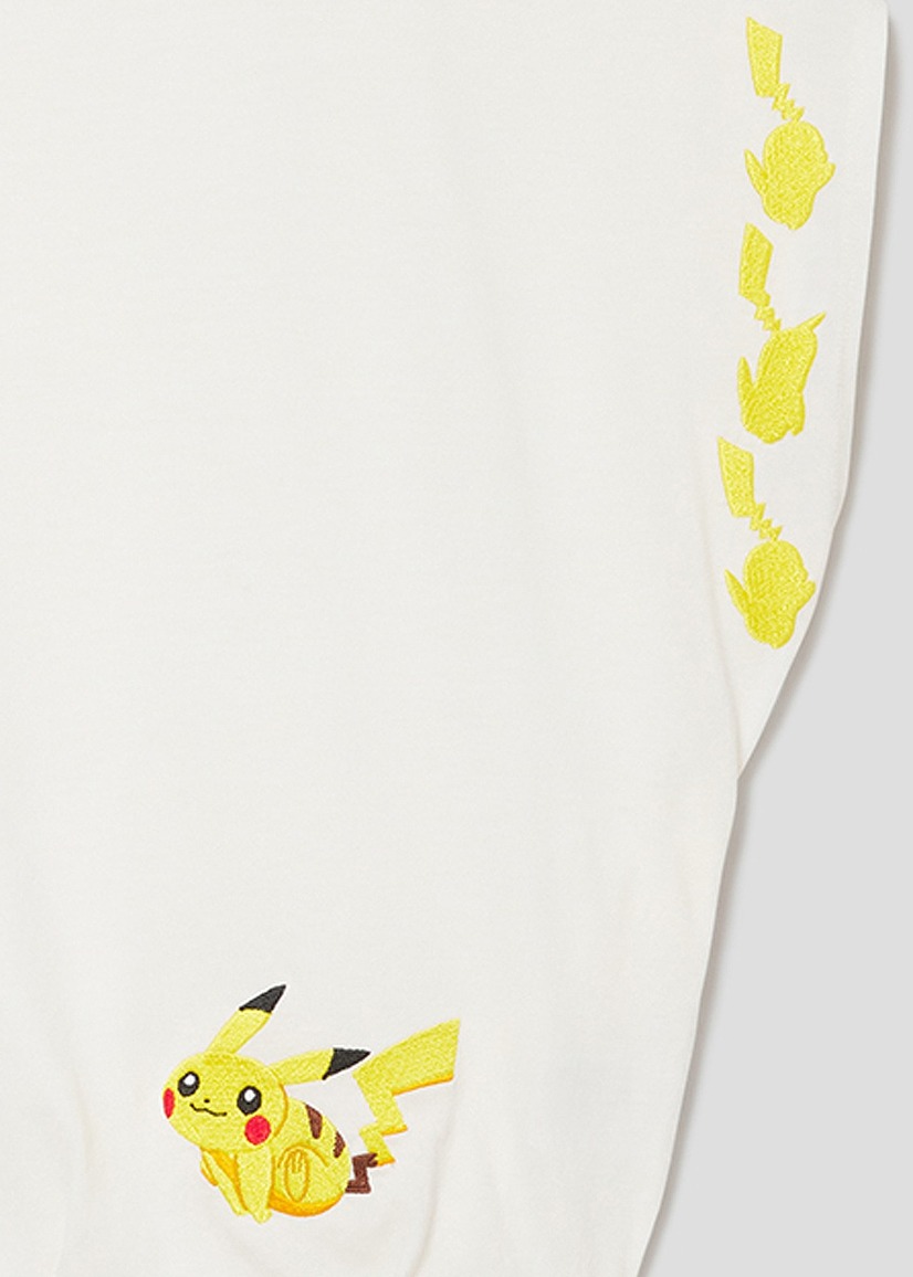 ウィメンズTシャツ「ピカチュウ ショートスリーブ」3,500円（税込）（サイズ：Free）（C）Pokemon. （C）Nintendo/Creatures Inc./GAME FREAK inc.ポケットモンスター・ポケモン・Pokémonは任天堂・クリーチャーズ・ゲームフリークの登録商標です。