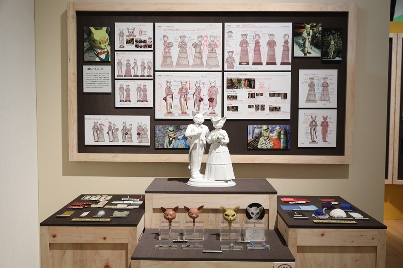 「ジブリパークとジブリ展」バロンとルイーゼの検討用素材・模型（C）Studio Ghibli