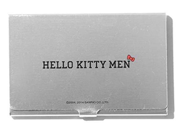 ノベルティの「HELLO KITTY MEN」カードケース。