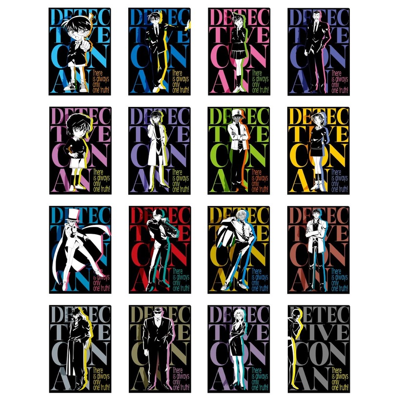 『名探偵コナン』「ソリッドアートシリーズ」クリアファイルコレクション（全16種）（C）青山剛昌／小学館・読売テレビ・TMS 1996