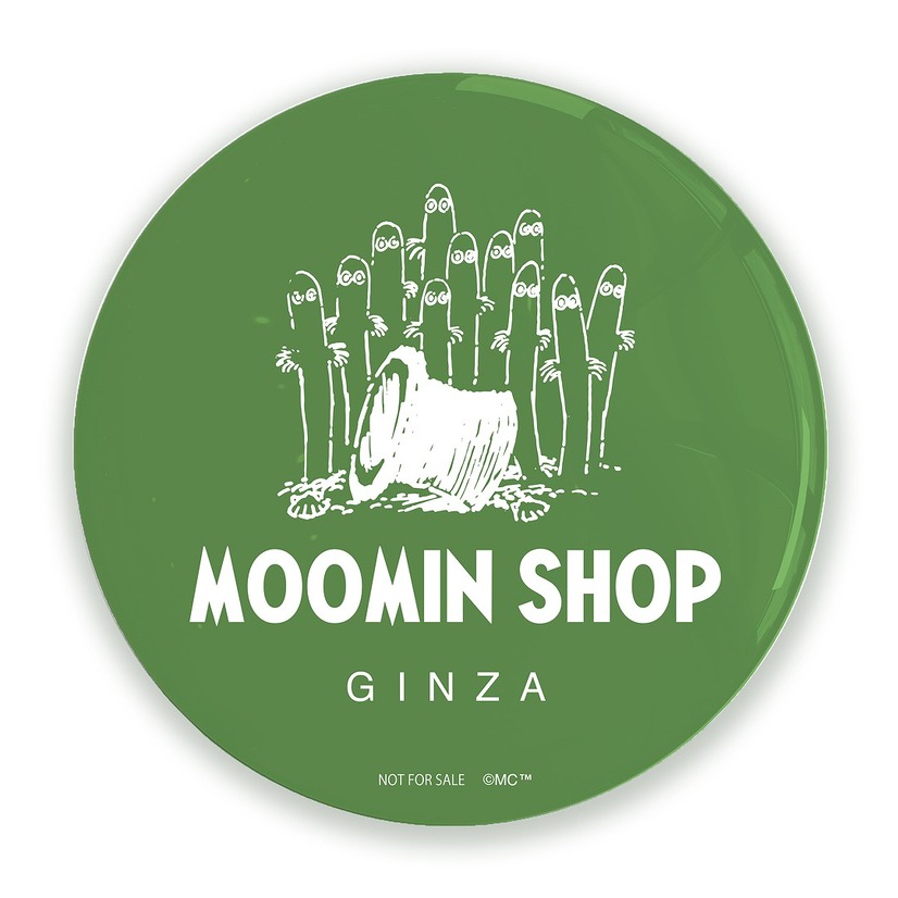 「MOOMIN SHOP GINZA」オリジナル缶バッジ（C）Moomin Characters TM