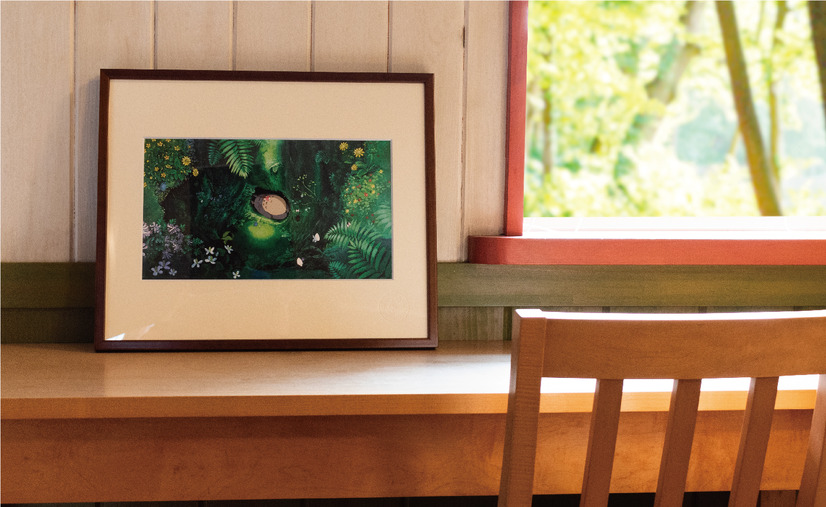 「アニメージュとジブリ展」ART OF GHIBLI　アートフレーム　 となりのトトロ　41,800円(受注販売)（C）Studio Ghibli（C）Kanyada