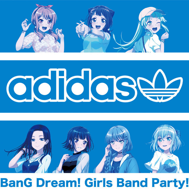 「adidas Originals atmos BanG Dream! Girls Band Party!  アパレルコレクション」（C）BanG Dream! Project （C）Craft Egg Inc. （C）bushiroad All Rights Reserved.