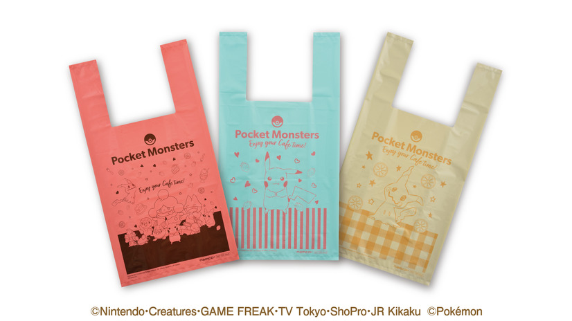 「ポケモン sweet sweet キャンペーン in ナムコ」開催。ナムコオリジナルデザインのショッパー（C）Nintendo・Creatures・GAME FREAK・TV Tokyo・ShoPro・JR Kikaku（C）Pokémon