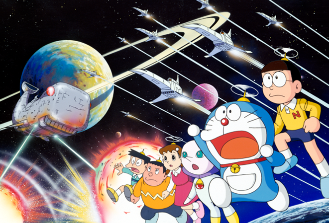 『映画ドラえもん のび太の宇宙小戦争』ビジュアル (C)藤子プロ・小学館・テレビ朝日・シンエイ・ADK 1985